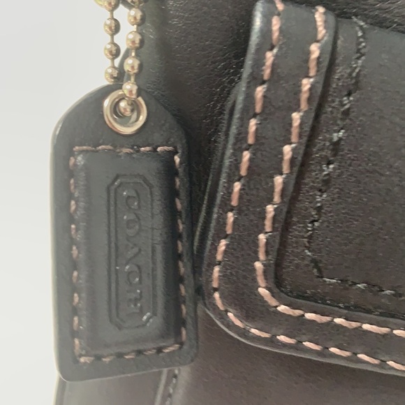 Coach Black Buckle Wristlet - Picture 6 of 7
